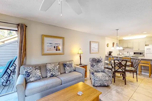 Living room at The Moorings 37